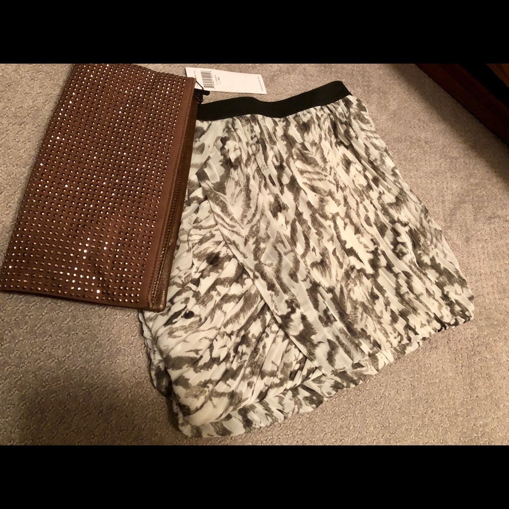 A/X Armani Exchange Silk Mini Skirt